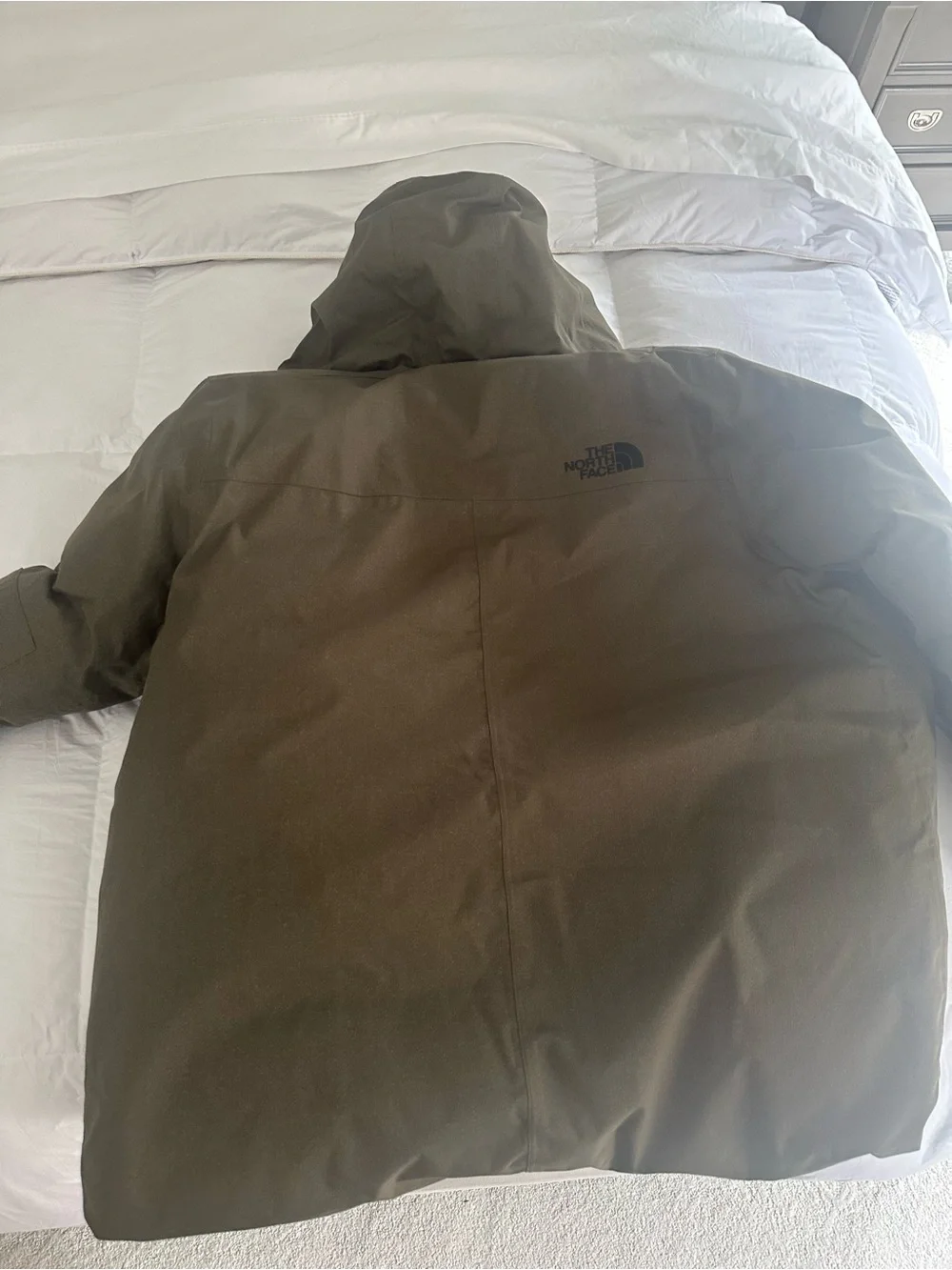 The North Face Olive Hooded Down Parka